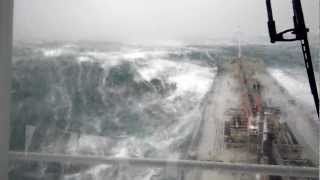 Ship in bad weather northwest of England 2 [upl. by Rehoptsirhc]