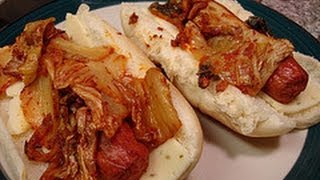 Recipe for Kimchi Ripper Hot Dogs  Pomme Frites  Curry Mayo [upl. by Kcirtap]