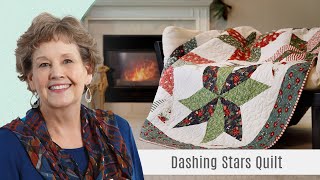 How To Make A Dashing Star Quilt  Free Quilting Tutorial [upl. by Morris]