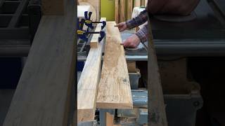 Table Saw Jig for Straightening Crooked Boards  Easy DIY Guide woodworking [upl. by Annauqahs]