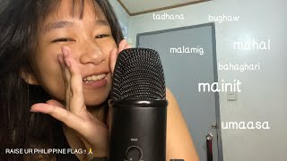 ASMR in Tagalog tagalog trigger words [upl. by Narik119]