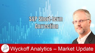 SampP ShortTerm Correction  Wyckoff Market Discussion on 10232024 [upl. by Bolt952]