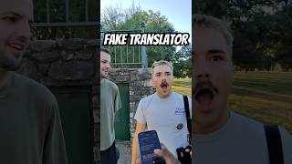 Fake translator prank funny motionboyzzz777 pranks [upl. by Bowles434]