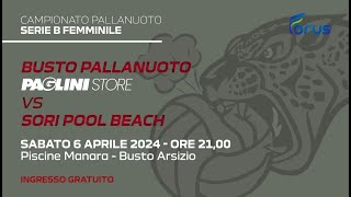 Highlights Busto Pallanuoto vs Sori Pool Beach 147 [upl. by Beacham84]