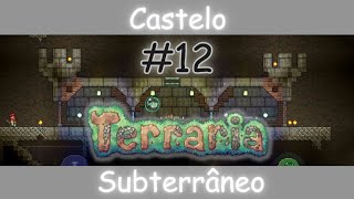 Construção do castelo subterrâneoterraria mobile Master mode [upl. by Branham725]