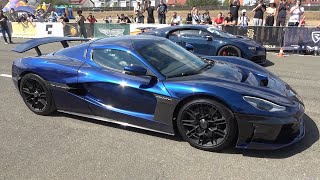 BUGATTI Chiron vs RIMAC Nevera  DRAG RACE [upl. by Shepperd355]