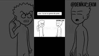 Ce genre de pote 🤣🤣😂 follow demkaekm humour animation comedy [upl. by Igiul586]