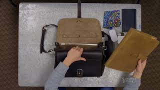 Slim Laptop Briefcase Description and what it can hold [upl. by Fradin]