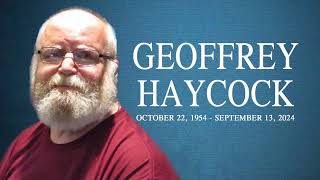 Geoff Haycock Memorial Service [upl. by Kcinimod]