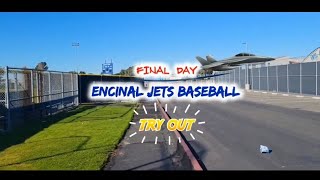 Final Day of The Encinal Jets Baseball Tryouts  1st Varsity Practice [upl. by Entruoc]