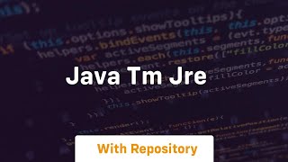 java tm jre [upl. by Nollie]