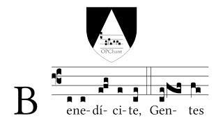 Benedicite Gentes OP Hebdomada quinta Paschae [upl. by Arluene]