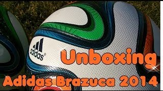 Unboxing Adidas Brazuca 2014 OMB amp Brazuca Replique [upl. by Werd]