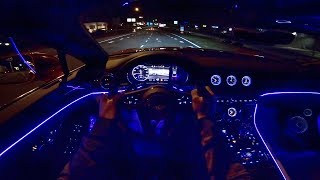 2019 Bentley Continental GT POV NIGHT DRIVE Ambient LIGHTING by AutoTopNL [upl. by Nortyad494]