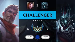 Challenger Match Over 10000 LP  EUW server Patch 1417 [upl. by Annola]