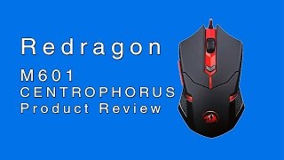 Redragon M601 CENTROPHORUS 2000 DPI Optical Gaming Mouse Review [upl. by Amorette643]