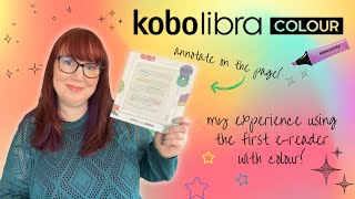 Kobo Libra Colour review 🌈 [upl. by Affer]