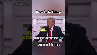 Trump fala sobre os sequestrados israel hebraico [upl. by Kylila]