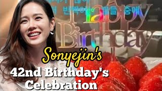 SON YE JIN SHARES HOW SHE CELEBRATED HER 42ND BIRTHDAY WITH HER FAMILY [upl. by Lareena]