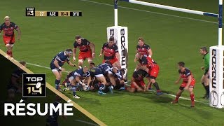 TOP 14  Résumé AgenOyonnax 3621  J23  Saison 20172018 [upl. by Yahsram]