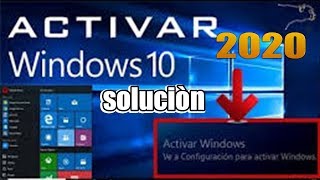 Activar windows 10  Sin programas ni activadores FACILÍCIMO 2020 100 2020 [upl. by Atonsah329]