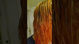 Dying my hair again Part 1bleaching hairdye bleach coloringhair [upl. by Linnette]