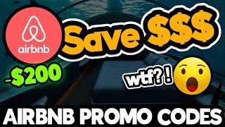 AirBnb Promo Codes 2023  How I SAVED 200 off my last booking  Airbnb Coupon Code 🔥🏠 [upl. by Marek]