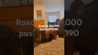 Road to 100000 pushups shorts [upl. by Lebasiairam]