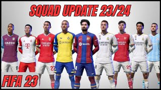 ATUALIZANDO O FIFA 23 SEM USAR NENHUM MOD  SQUAD UPDATE 2324  FIFA 23 [upl. by Nwahsav]