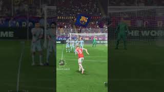 Brilliant freekick from odegaard vs Barcelona coyg football fifa [upl. by Nediarb665]