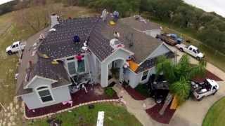 FASTEST ROOF INSTALL EVER  30 ROOFING SQ in 2 Minutes  HD Timelapse [upl. by Adnovay]