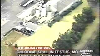 Chlorine Spill Festus Missouri [upl. by Frymire234]