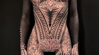 TOP 10 BEST SOLID BLACK ORNAMENTAL TATTOO DESIGNS IN 2022 [upl. by Sidky]