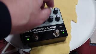 DiCosimo Audio 800RB Bass Preamp DEMO [upl. by Eek]