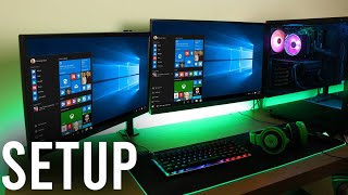 How To Setup Dual Monitors Windows 10 Full Tutorial  How To Set Up Two Monitors To One PC [upl. by Lessard]