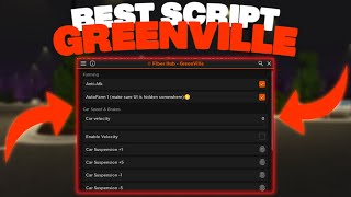 The BEST Greenville Script 🏠  Autofarm Car Suspension amp MUCH More [upl. by Inahpit]