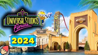 Universal Studios Florida RIDES amp ATTRACTIONS 2024  Universal Orlando Resort [upl. by Ecyaj]