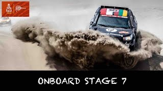 ONBOARD STAGE 7  Benediktas Vanagas  Dakar 2019 [upl. by Bainbridge173]