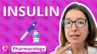 Insulin  Pharmacology  Endocrine System  LevelUpRN [upl. by Tanberg]