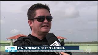 Inauguração da Penitenciária de Esperantina em matéria da TV Clube [upl. by Ahsinaw]