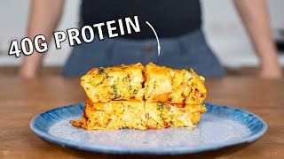 The BEST High Protein Egg Breakfast Ive ever made Frittata [upl. by Siuoleoj]