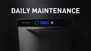 The Daily Maintenance on Krupps professional dishwashers [upl. by Nitsoj231]