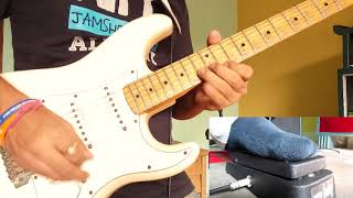 Dunlop Crybaby Wah GCB95  Boss Katana  Fender Stratocaster Soloing away [upl. by Yenor411]