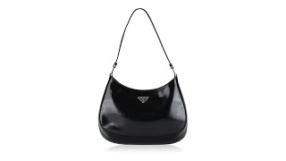 Prada Spazzolato Cleo Shoulder Bag Nero [upl. by Leva]