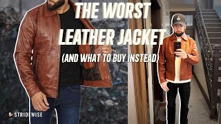 The Worst Leather Jacket In the World A Review And What to Buy Instead [upl. by Haianeb]