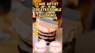 Cake Artist Creates Edible Illusions ytshorts viralvideo viralshorts fyp [upl. by Veneaux]