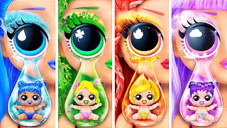 Four Elements with Their Babies 33 DIYs for LOL [upl. by Nodyl]