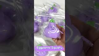 Fresh make EggPlants squishy trending fidgets satisfying stressrelief handmade [upl. by Small]