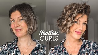 Heatless Curls For SHORT Hair  Shonagh Scott [upl. by Salokin]