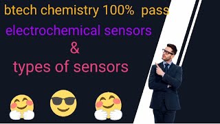 Electro chemical sensors amp types of sensors with telugu explanation [upl. by Eceertal]